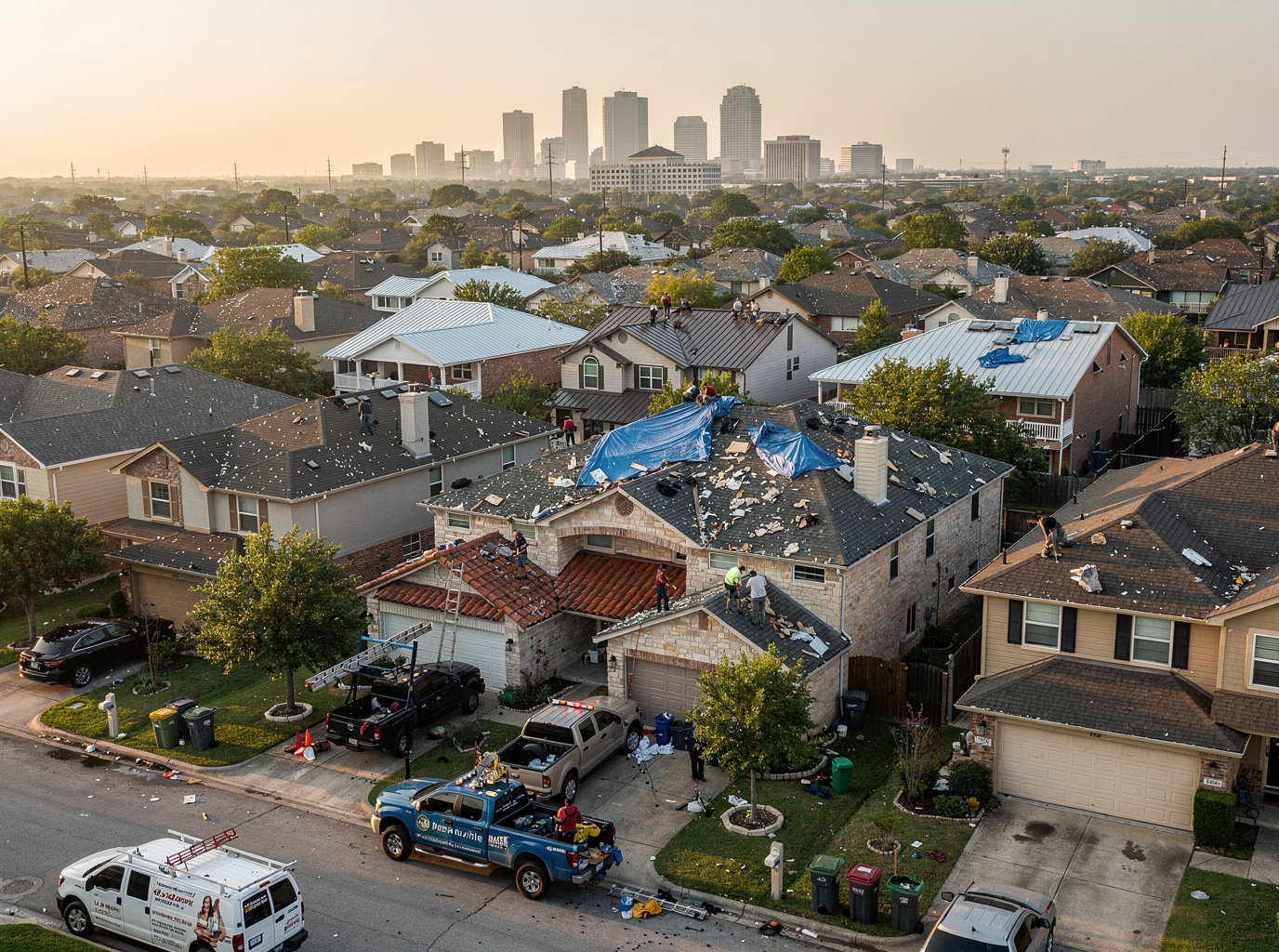 Average Cost Factors for Hail Damage Roof Repair in San Antonio Neighborhoods