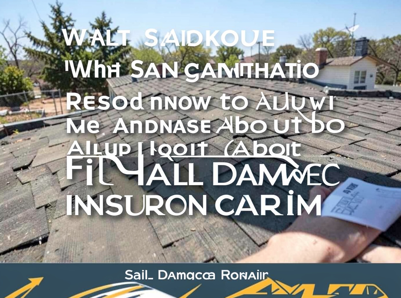 What San Antonio Residents Need to Know About Filing Hail Damage Insurance Claims