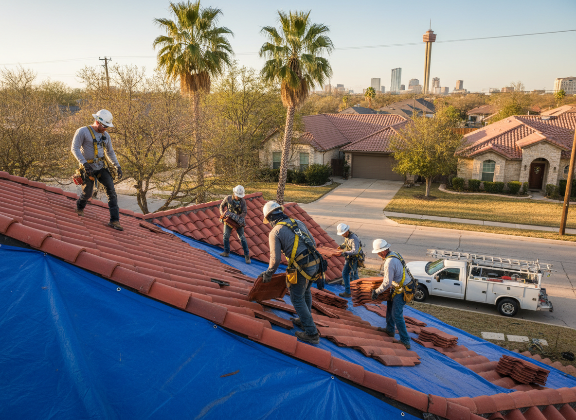 Hail Damage Roof Repair by San Antonio Hail Roof Shield in San Antonio, TX