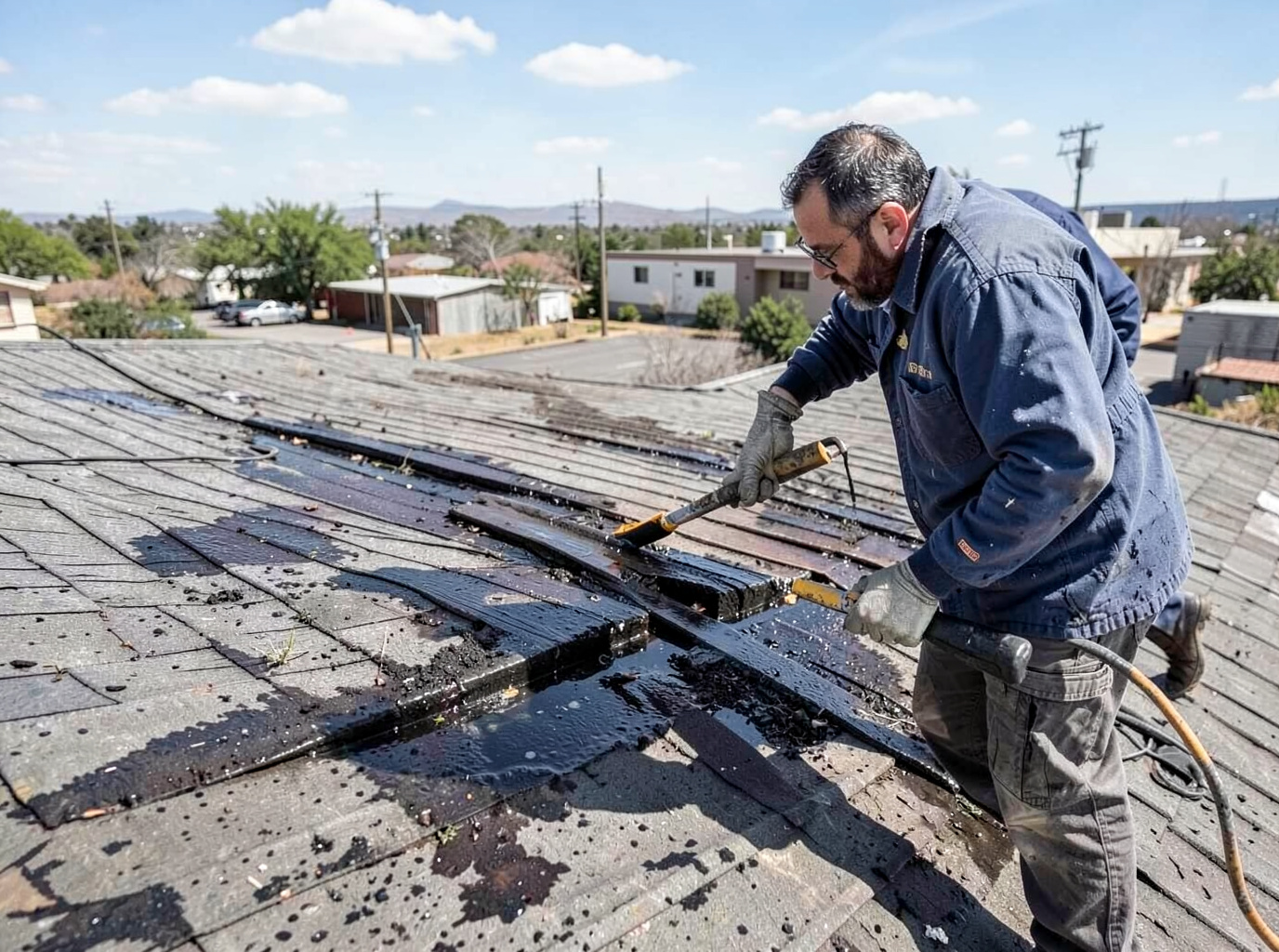 Hail Damage Roof Repair in Live Oak TX